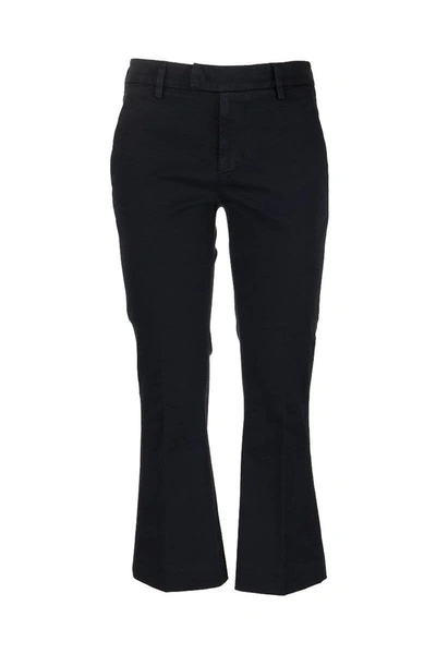 Shop Dondup Benedicte Cotton Pants In Blue