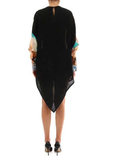 Shop Loewe Marilyn Asymmetric Dress In Multicolor