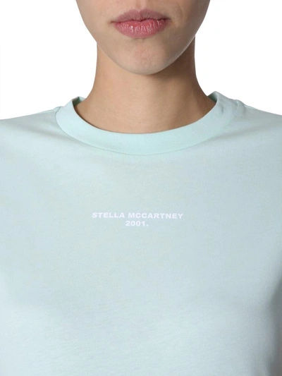 Shop Stella Mccartney Round Neck T-shirt In Green
