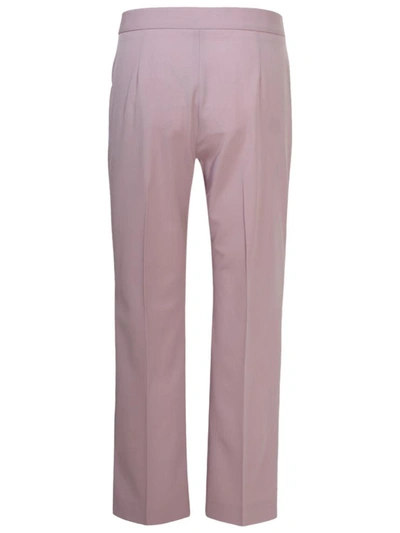 Shop Stella Mccartney Pantaloni Stretch Lilla In Pink