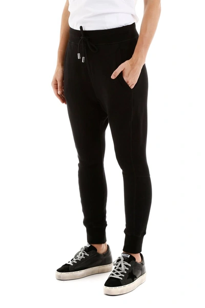 Shop Dsquared2 Logo Joggers In Black