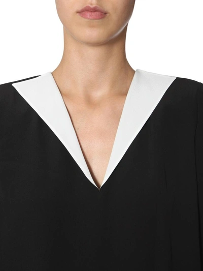 Shop Givenchy Silk Shirt In Black