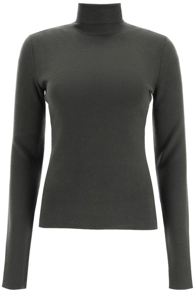Shop Gabriela Hearst Wanaka Turtleneck Sweater In Olive