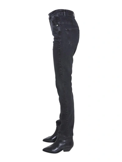Shop Isabel Marant "nominic" Jeans In Black