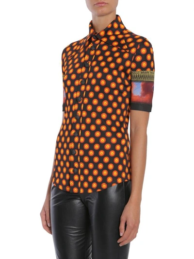 Shop Givenchy Short Sleeve Shirt In Multicolour