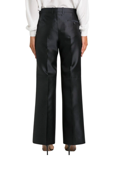 Shop Givenchy Flared Trousers In Blu