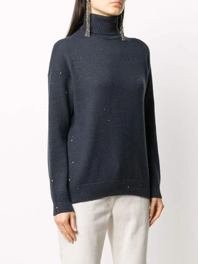 Shop Brunello Cucinelli Sweaters Blue