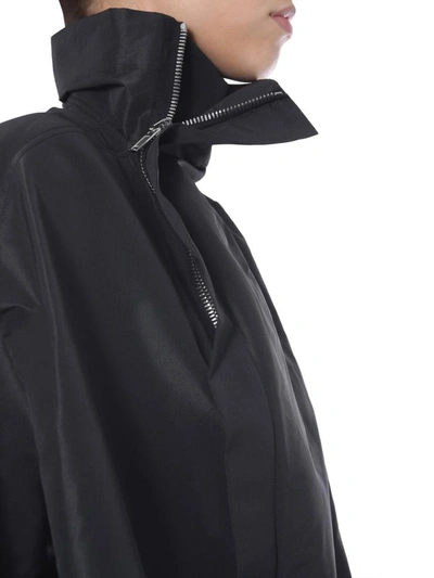 Shop Rick Owens Sail Biker Jacket In Black