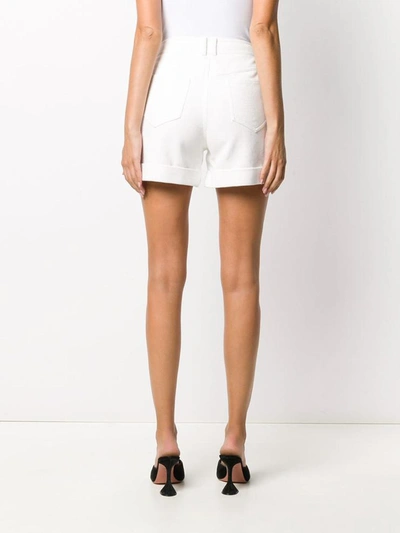Shop Balmain Shorts White