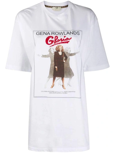 Shop Fendi T-shirts And Polos White