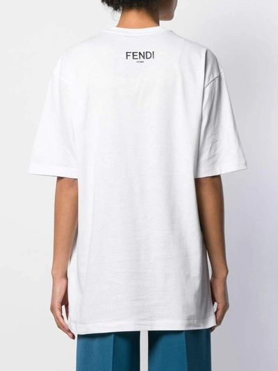 Shop Fendi T-shirts And Polos White