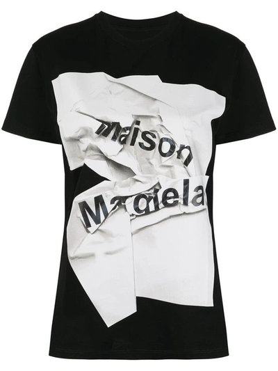 Shop Maison Margiela T-shirts And Polos In Nero