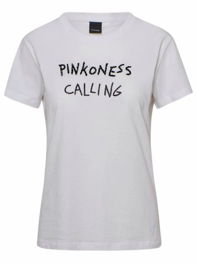 Shop Pinko White Effimero T-shirt