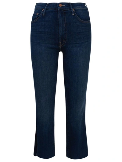 Shop Mother Jeans Insider Crop Blu In Blue