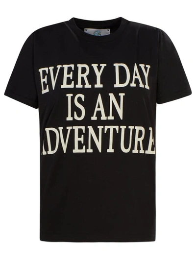 Shop Alberta Ferretti T-shirt Every Day Nera In Black