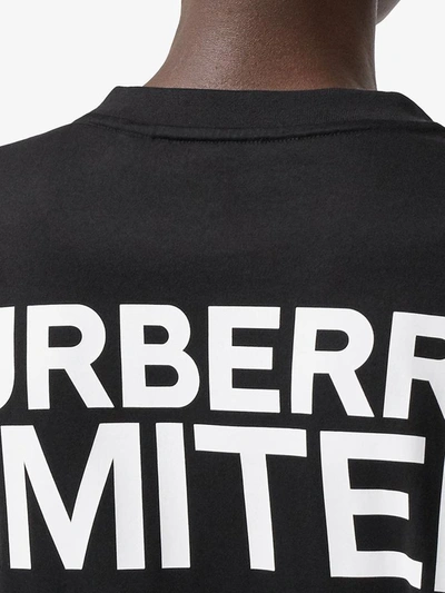 Shop Burberry T-shirts And Polos Black