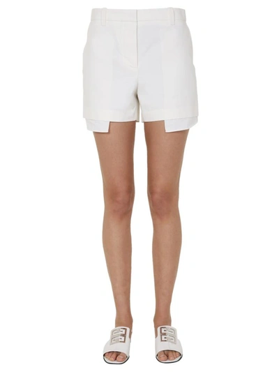 Shop Givenchy Regular Fit Shorts In White