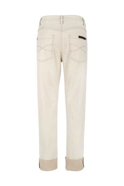 Shop Brunello Cucinelli Jeans Beige