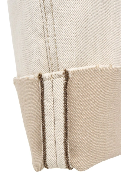 Shop Brunello Cucinelli Jeans Beige