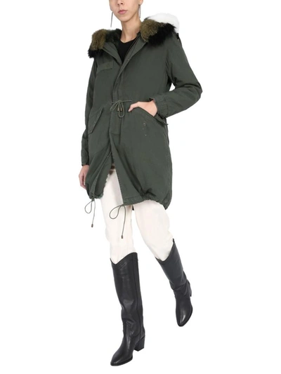 Shop Mr & Mrs Italy "jazzy Classic" Parka In Green