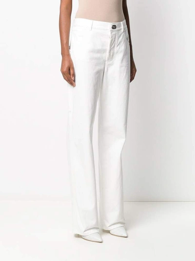 Shop Bottega Veneta Jeans In Bianco