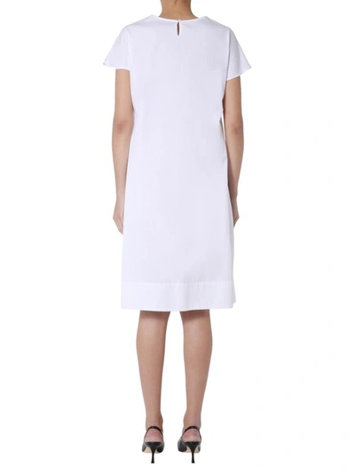 Shop Aspesi Midi Dress In White