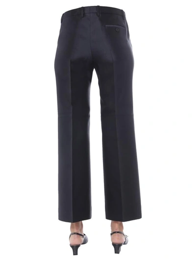 Shop Givenchy Wide Pants In Blue