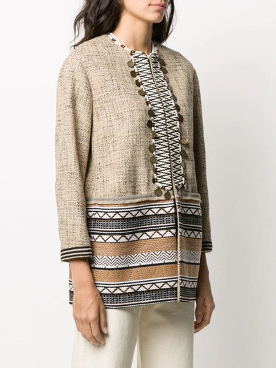 Shop Bazar Deluxe Jackets In Beige