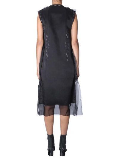 Shop Maison Margiela Sleeveless Dress In Black