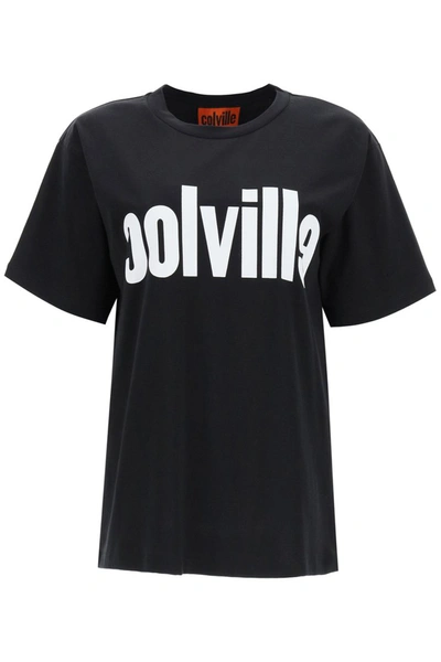 Shop Colville T-shirt With Logo Print In Black