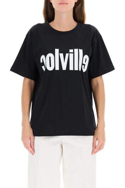 Shop Colville T-shirt With Logo Print In Black