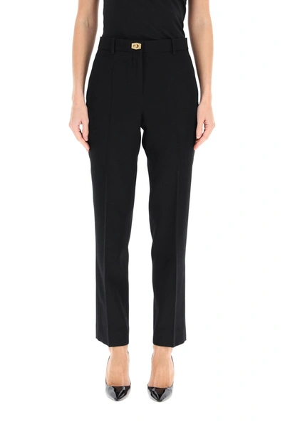 Shop Givenchy Black Wool Trousers