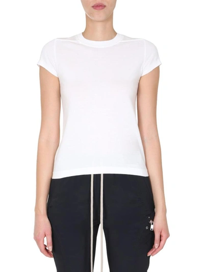 Shop Rick Owens Slim Fit T-shirt In White