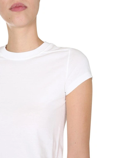 Shop Rick Owens Slim Fit T-shirt In White