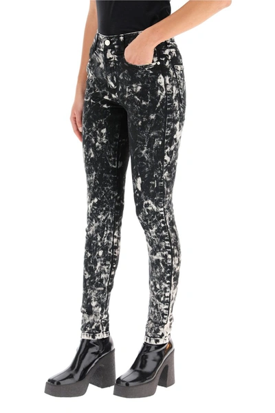 Shop Stella Mccartney High Rise Skinny Jeans In Black Gala