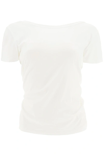 Shop Jacquemus Disdainful T-shirt In White