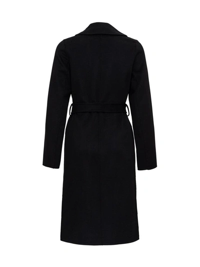Shop Michael Michael Kors Wrap Coat In Black