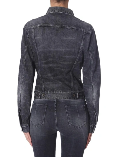 Shop Ben Taverniti Unravel Project Denim Jacket In Black