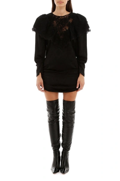 Shop Magda Butrym Beja Mini Dress In Black