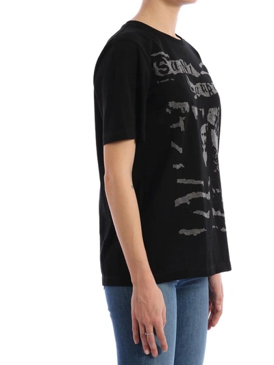Shop Saint Laurent T-shirt Over Black