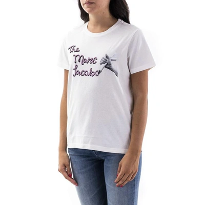 Shop Marc Jacobs T-shirts And Polos In Bianco