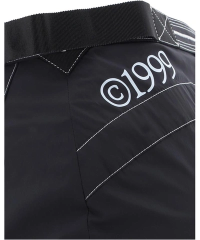 Shop Off-white "parachute" Nylon Skirt In Black  