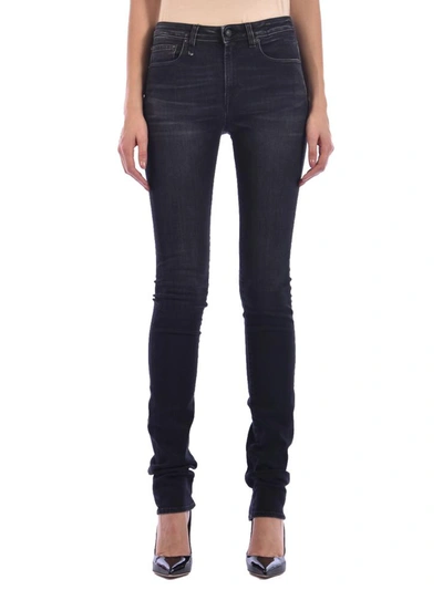 Shop R13 Black Denim Skinny Jeans