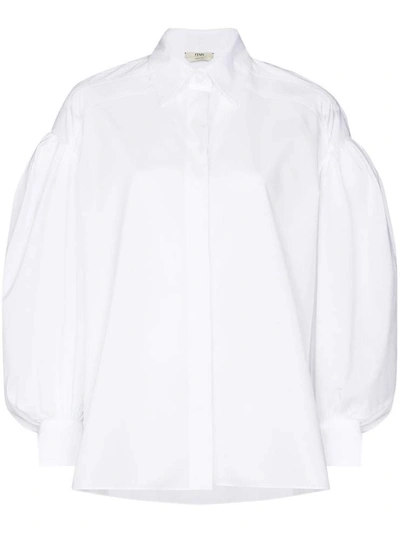 Shop Fendi Shirts White
