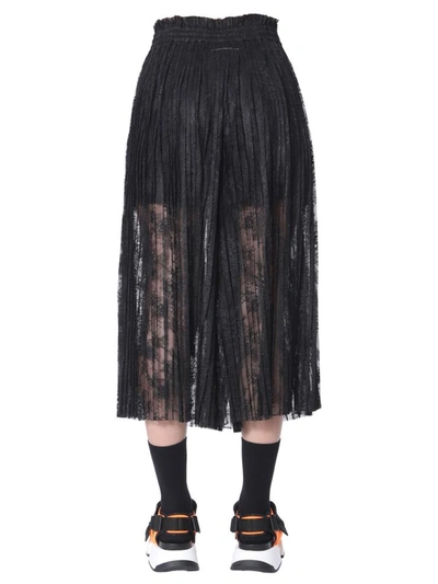 Shop Mm6 Maison Margiela Trouser Skirt In Black