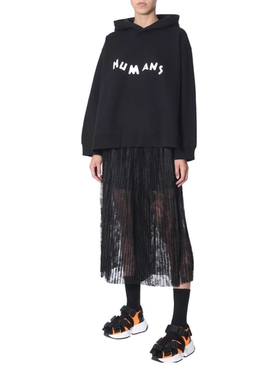 Shop Mm6 Maison Margiela Trouser Skirt In Black