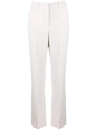 Shop Emporio Armani Trousers Light Grey