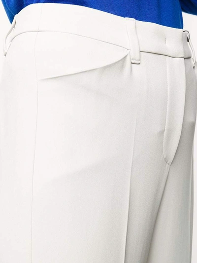 Shop Emporio Armani Trousers Light Grey