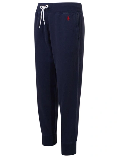 Shop Polo Ralph Lauren Pantaloni Jogging Blu In Navy