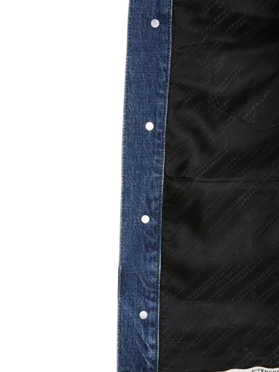 Shop Givenchy Oversize Fit Jacket In Blue